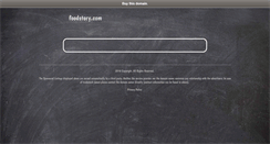 Desktop Screenshot of foodstory.com